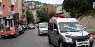 Zonguldak'ta otomobil gruplarından teröre sessiz tepki