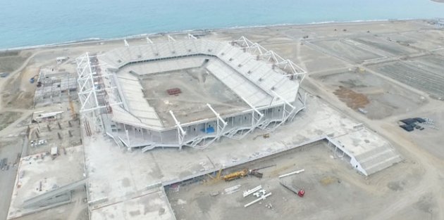 Trabzonspor’un Yeni Stadının Kaba İnşaatı Tamamlandı