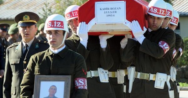 Trafik Kazasında Şehit Olan Asker İçin Tören Düzenlendi