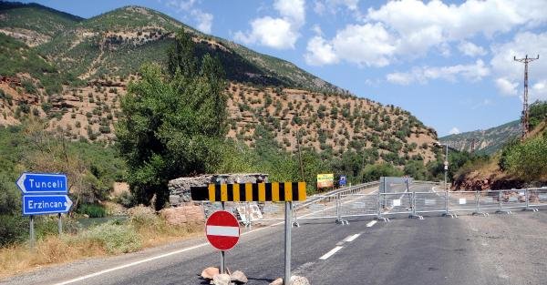 Tunceli- Erzincan ve Tunceli- Ovacık karayolları 3 gün kapatıldı