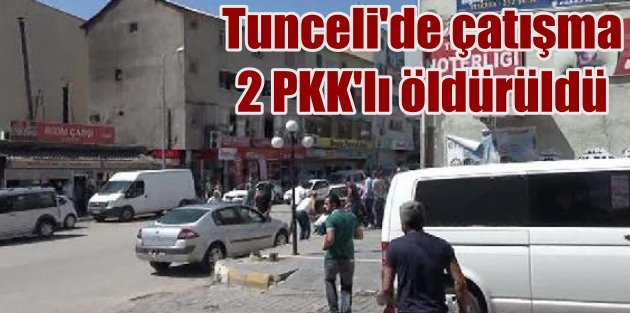 Tunceli'de karakol basmak isteyen teröristler öldürüldü
