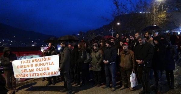 TUNCELİ'DE, 'MARAŞ OLAYLARI' PROTESTOSU