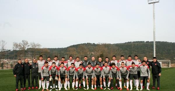 Ümit Milli Futbol Takımı, Danimarka maçı hazırlıklarını sürdürdü
