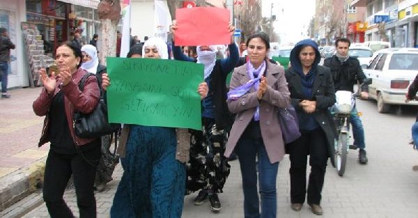 Viranşehir'de İç Güvenlik Yasası protestosu