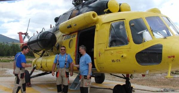 Yangın Helikopteri Sezonda 156 Uçuş Gerçekleştirip, 1059 Sorti Yaptı