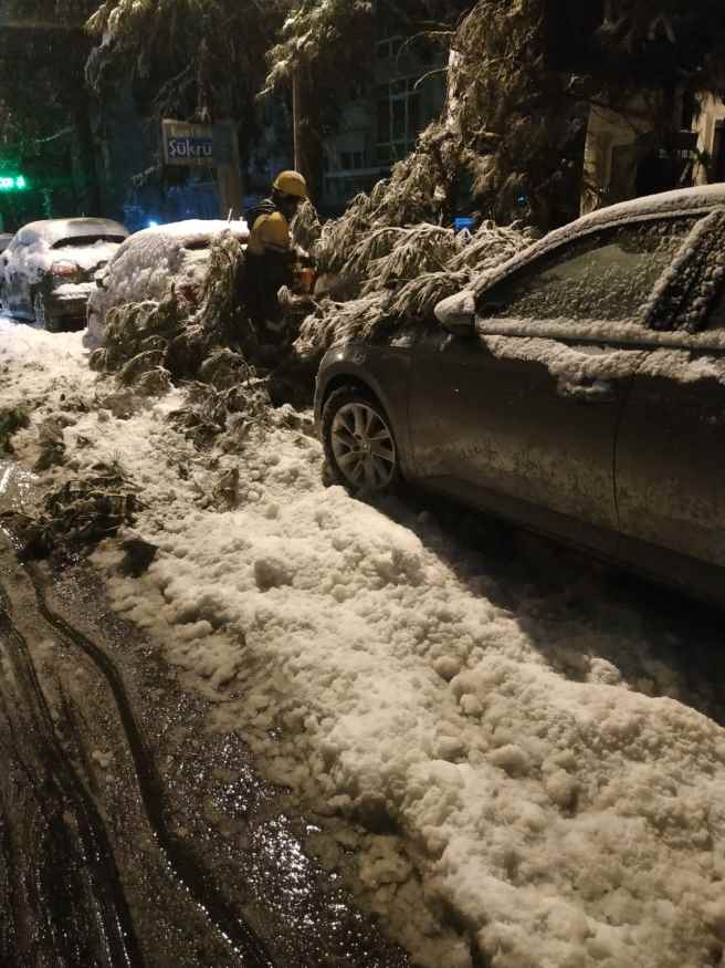 istanbul da kar kalinligi rekoru 30 cm ye kadar cikti son dakika haberler