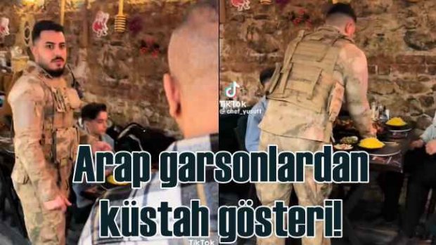 Türk askerinin üniformasıyla garsonluk yapan şaklabanlar sınırdışı ediliyor