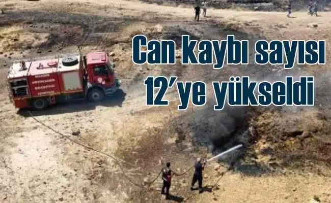 Diyarbakır ve Mardin yangınında can kaybı 12