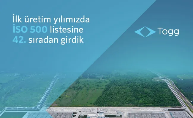Togg iki prestijli listenin üst sıralarında yer aldı