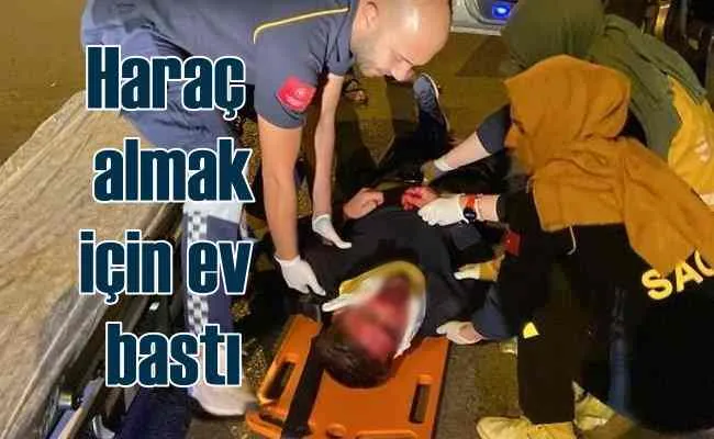 Haraç almak için tüfek ve satırla ev bastı, dayak yedi