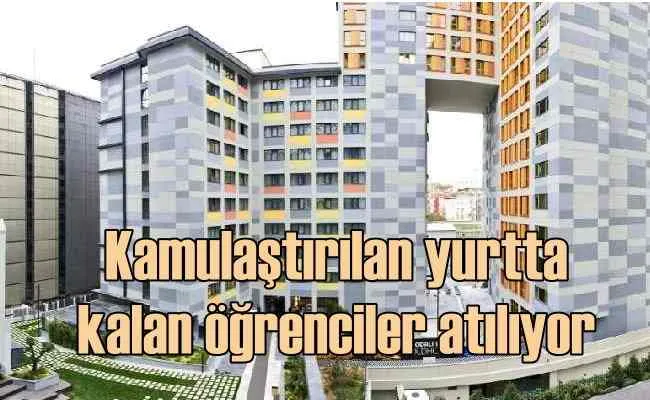 Özel Novu Kız Öğrenci yurdunda kalanlar sokağa atılıyor