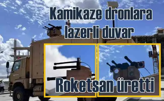 Kamikaze dronlara karşı Roketsan
