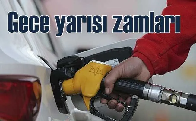Petrol satış fiyatlarına zam geldi