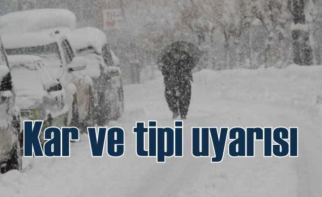 Bugün hava nasıl olacak? Meteoroloji kar ve tipi için uyardı