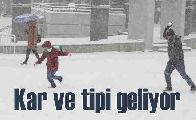 Meteoroloji bu illeri uyardı; Kar ve tipi geliyor