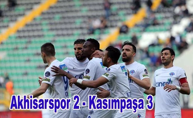 Kasımpaşa uzatma dakikalarında galip geldi