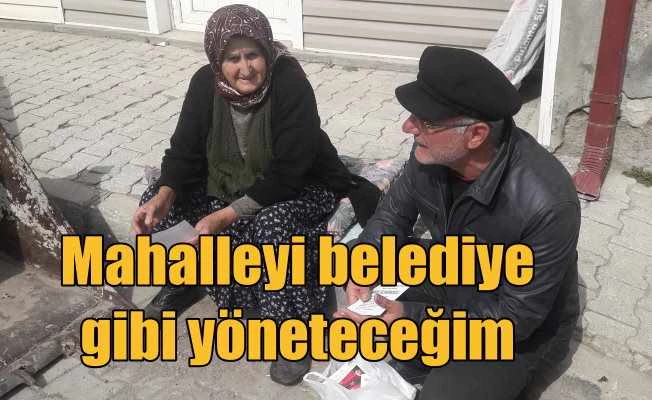 Ortakaraören Muhtar Adayı Şakir Yıldırımoğlu: Belediye gibi çalışacağız