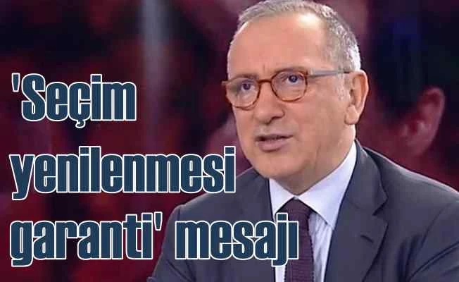 AK Parti teşkilatlarına 'Seçim yenilenecek' mesajı