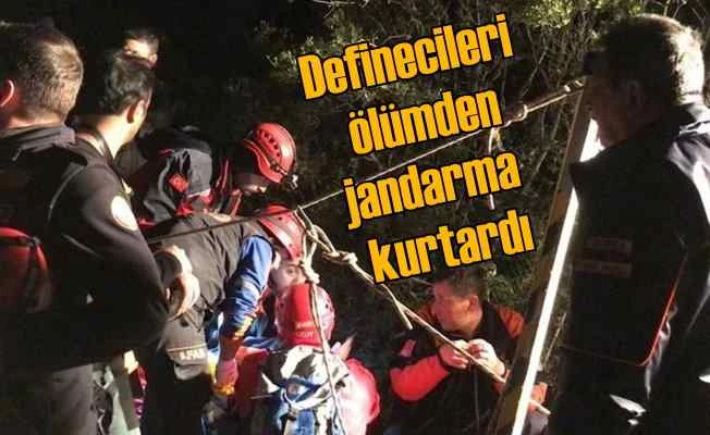 Definecilerin mağarada can pazarı; 1 kişi can verdi