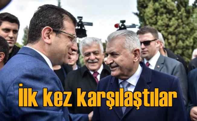İmamoğlu ile Yıldırım ilk kez karşılaştı