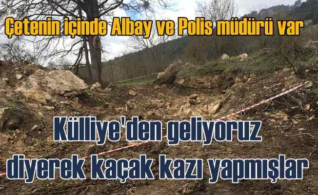 Operasyon yapıyoruz diyerek define kuyusu kazmışlar