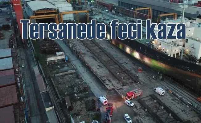 Tuzla Tersanesin'de kaza, 5 ağır yaralı var