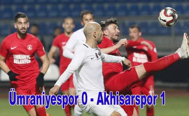Ümraniyespor kupada evinde yenildi