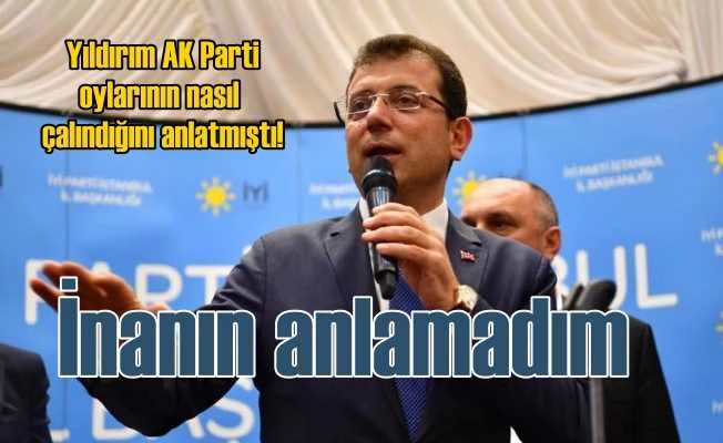 Ekrem İmamoğlu, 3 kez dinledim ama anlamadım