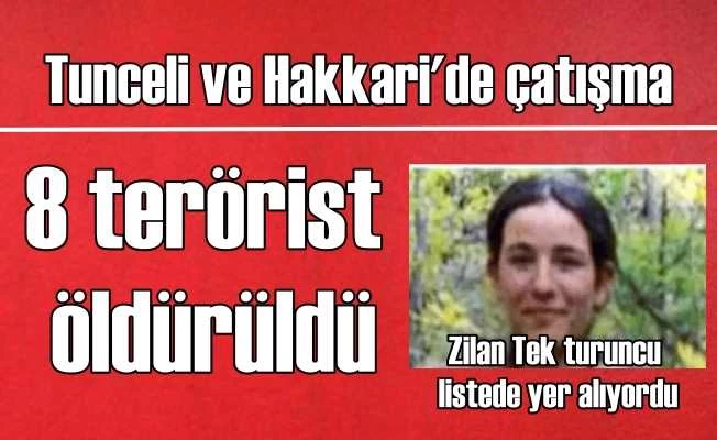 Hakkari'de çatışma, 4 terörist öldürüldü