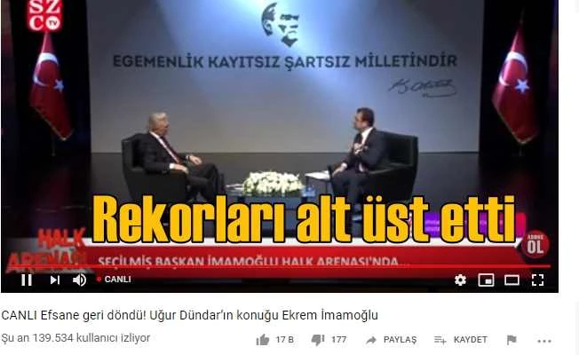 İmamoğlu, sosyal medyada izlenme rekoru kırdı