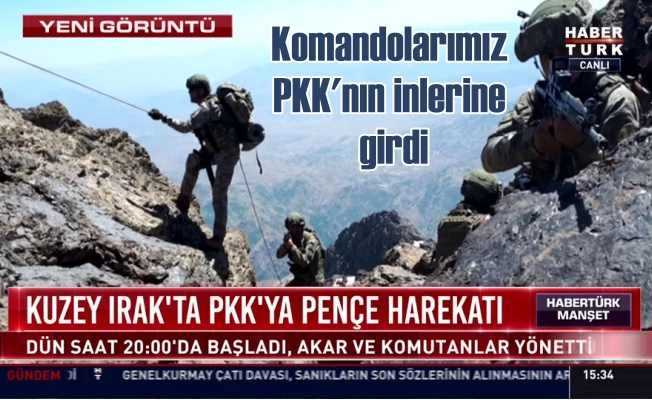 Kuzey Irak'ta Pençe Operasyonu | Komandolar inlerine girdi