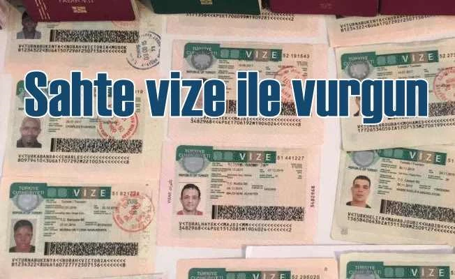 Sahte vizeciler sosyal medya üstünden vurmuş