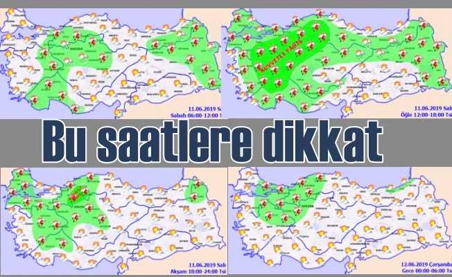 Bugün hava nasıl olacak? Yağmur ve dolu uyarısı