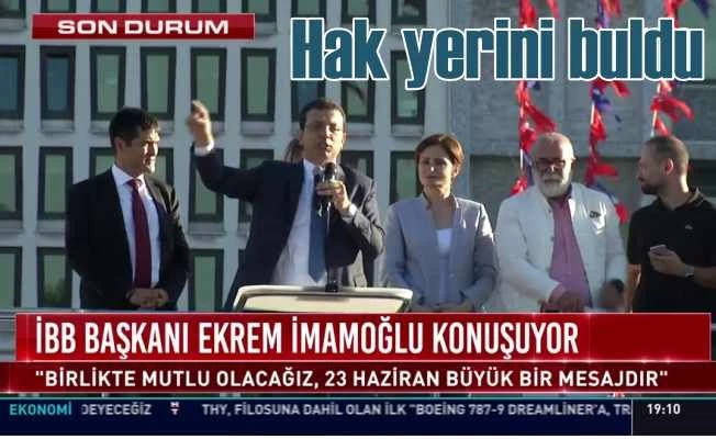 Ekrem İmamoğlu ikinci kez görevi teslim aldı