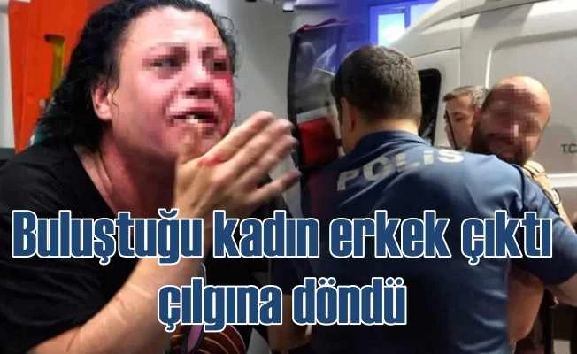 Eskort sitesinden gelen kadın erkek çıktı, sokak ortasında dayak attı