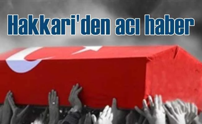 Hakkari'de çatışma 2 şehit var