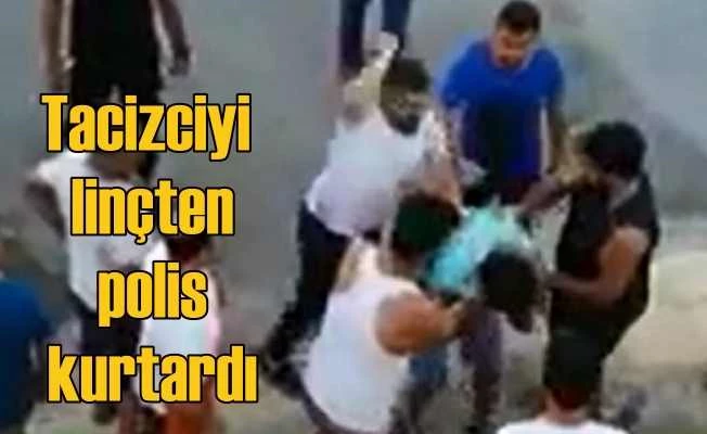 Kız cocuklarını taciz eden şüpheliye meydan dayağı