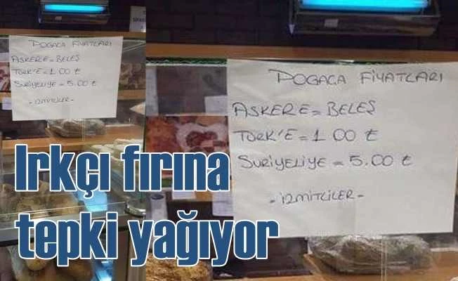 Irkçı fırına Türkiye'den tepki yağdı