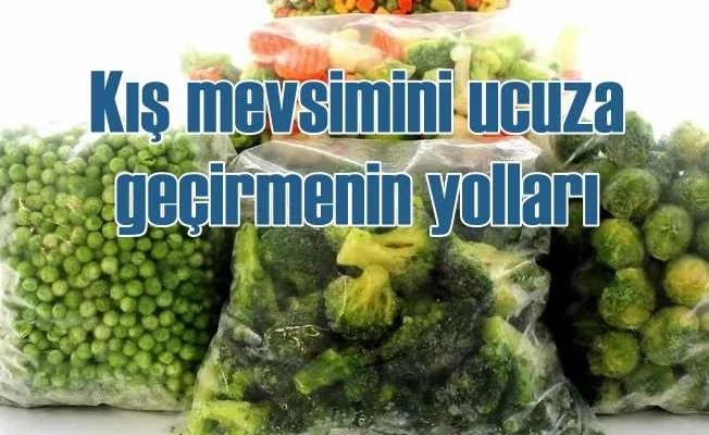 Kışlık sebze ve meyveleri ucuza alın