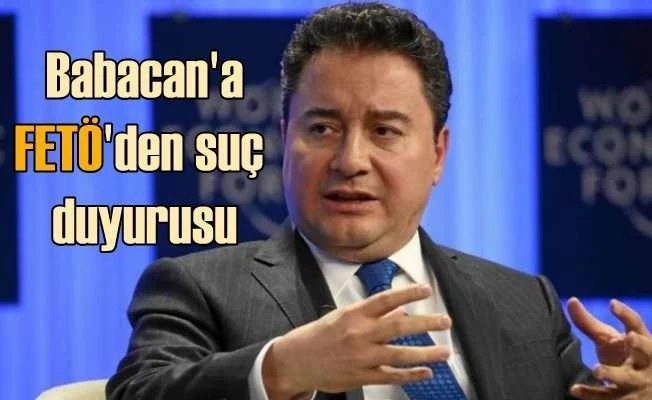 Parti kurmaya hazırlanan Ali Babacan'a FETÖ'den suç duyurusu