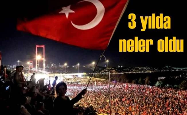 Rakamlarla FETÖ ihaneti, FETÖ kalkışması 3. yılında 