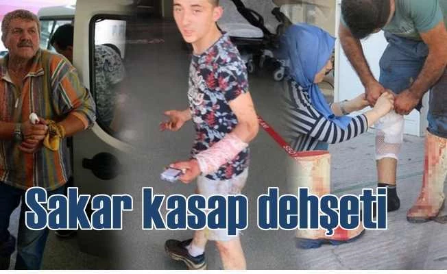 Acemi kasaplar ortalığı kan gölüne çevirdi