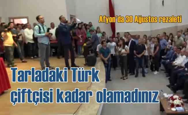 Afyon'da 30 Ağustos rezaleti