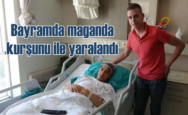 Bayram namazı çıkışında maganda kurşunuyla yaralandı