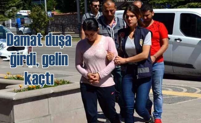 Damat duşa girince gelin altınlarla kaçtı