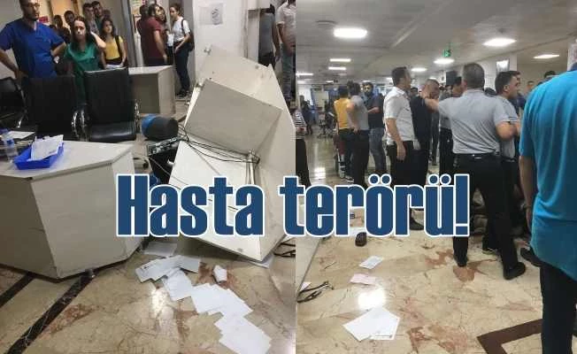 Hasta terörü, istediği ilaç yazılmayınca çılgına döndü
