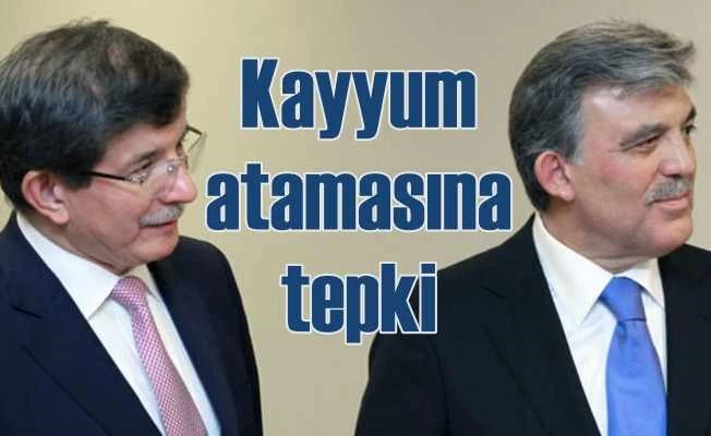 Kayyum atanmasına Davutoğlu'ndan tepki