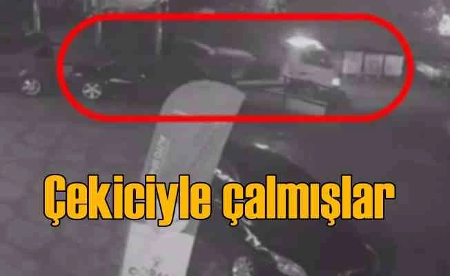 Lüks araçları çalan çete çekici kiralamış