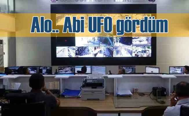 UFO gören 155 Polis İmdat hattını arıyor