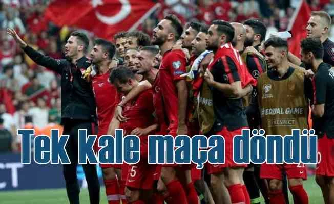Gazozuna milli maç | Tek kale dönen maçta 3 puana sevindik